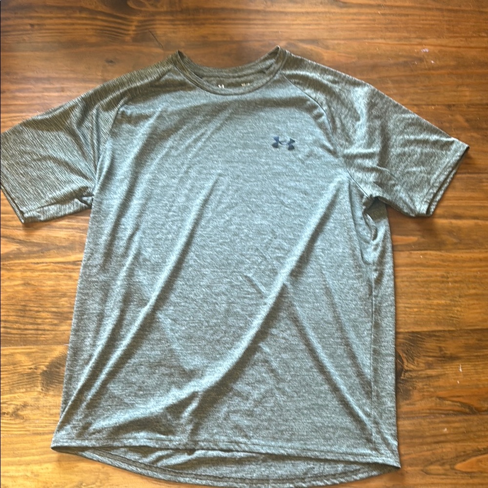 Under Armour Men's Heather Gray Short Sleeve Tee